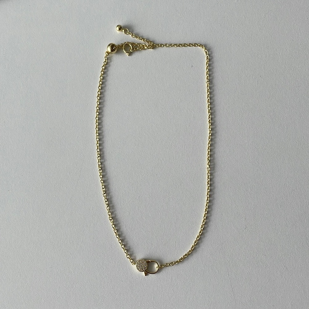 Uncommon James Tara gold thin choker necklace